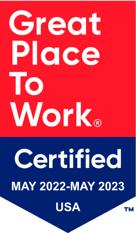 certified best place to work award