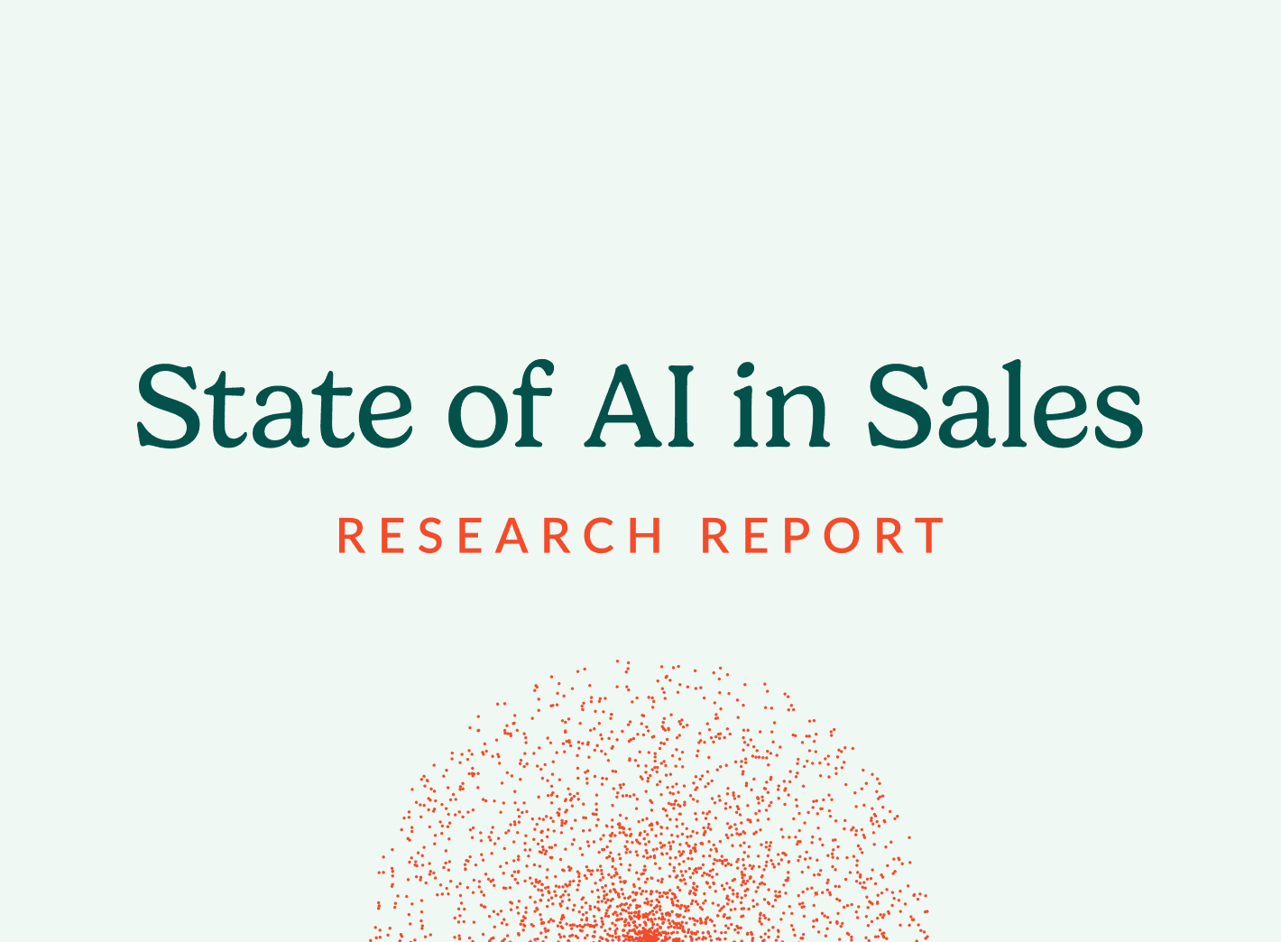 "State of AI in Sales"