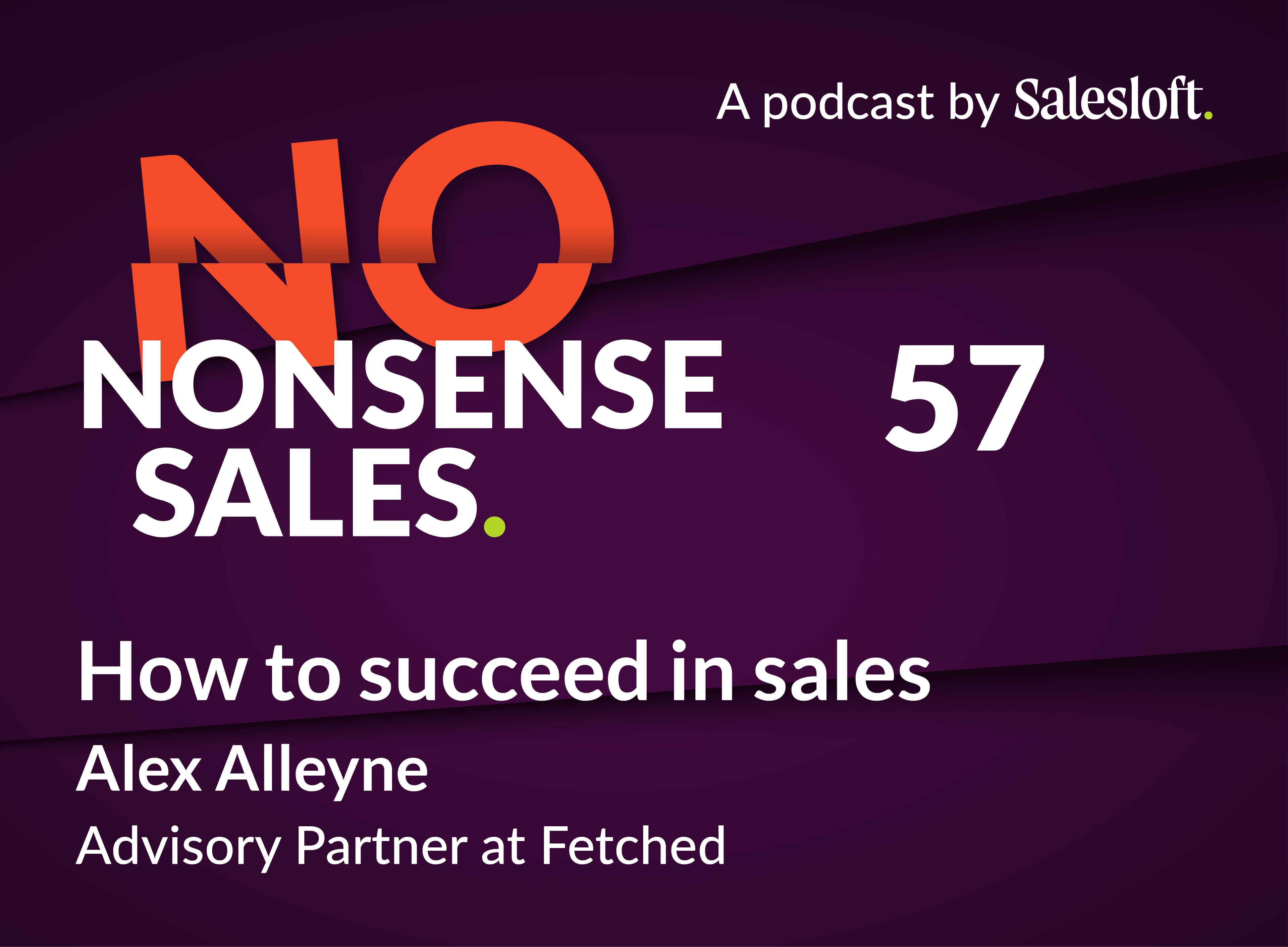 "How to succeed in sales"