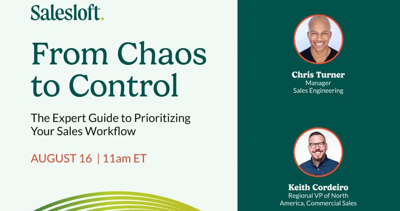 "From Chaos to Control: The Expert Guide to Prioritizing Your Sales Workflow"