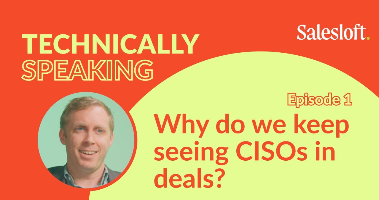 "Why do we keep seeing CISOs in deals?"