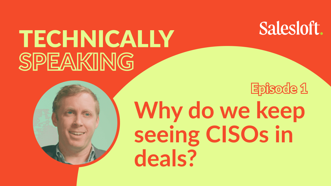"Why do we keep seeing CISOs in deals?"
