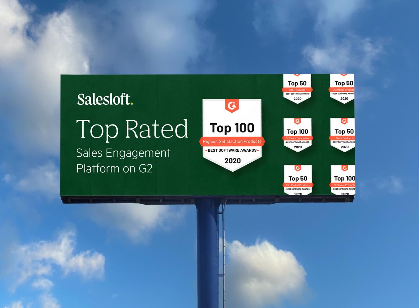 G2 Rates Salesloft as the top sales engagement platform