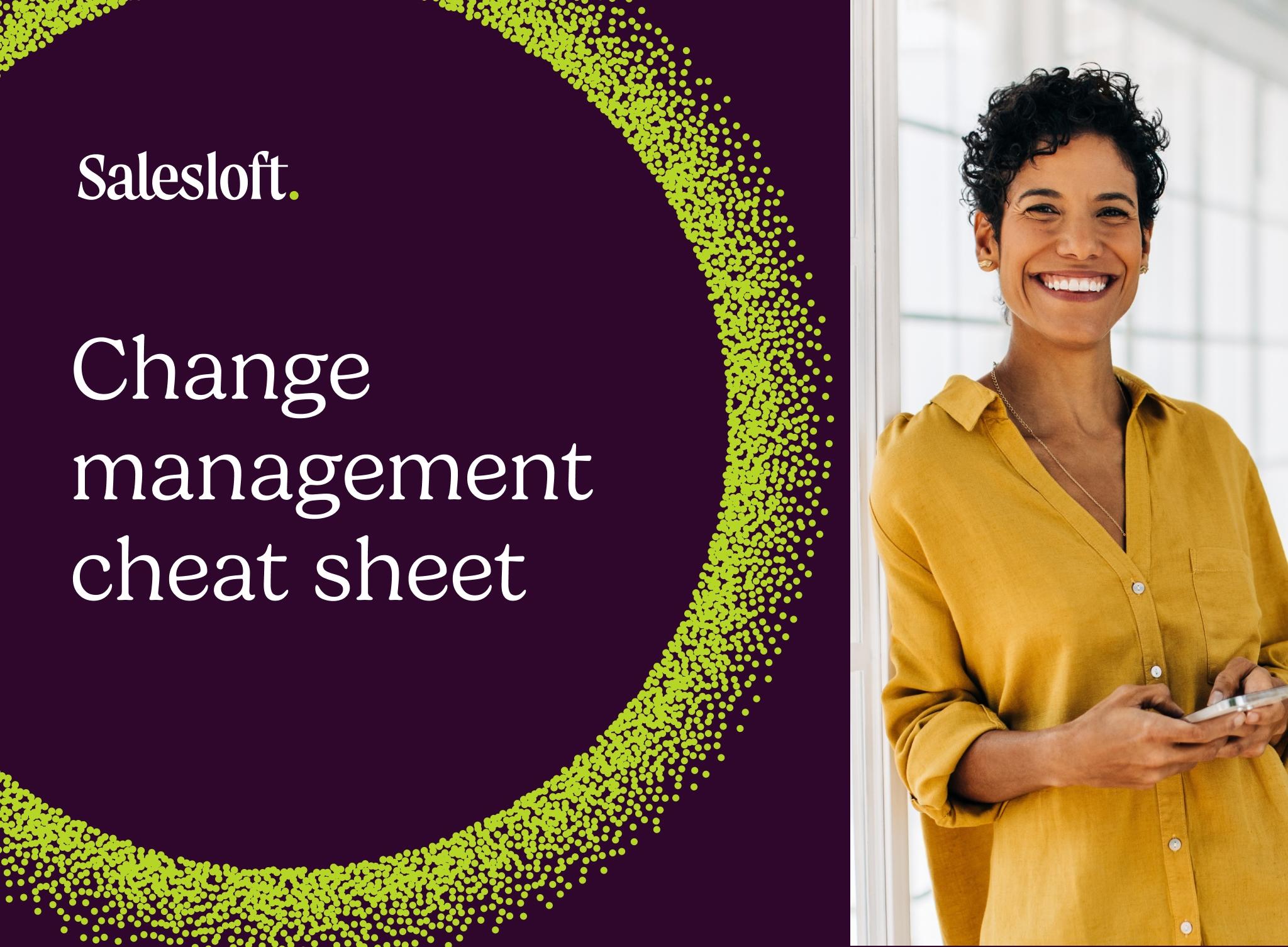 "Change management cheat sheet"