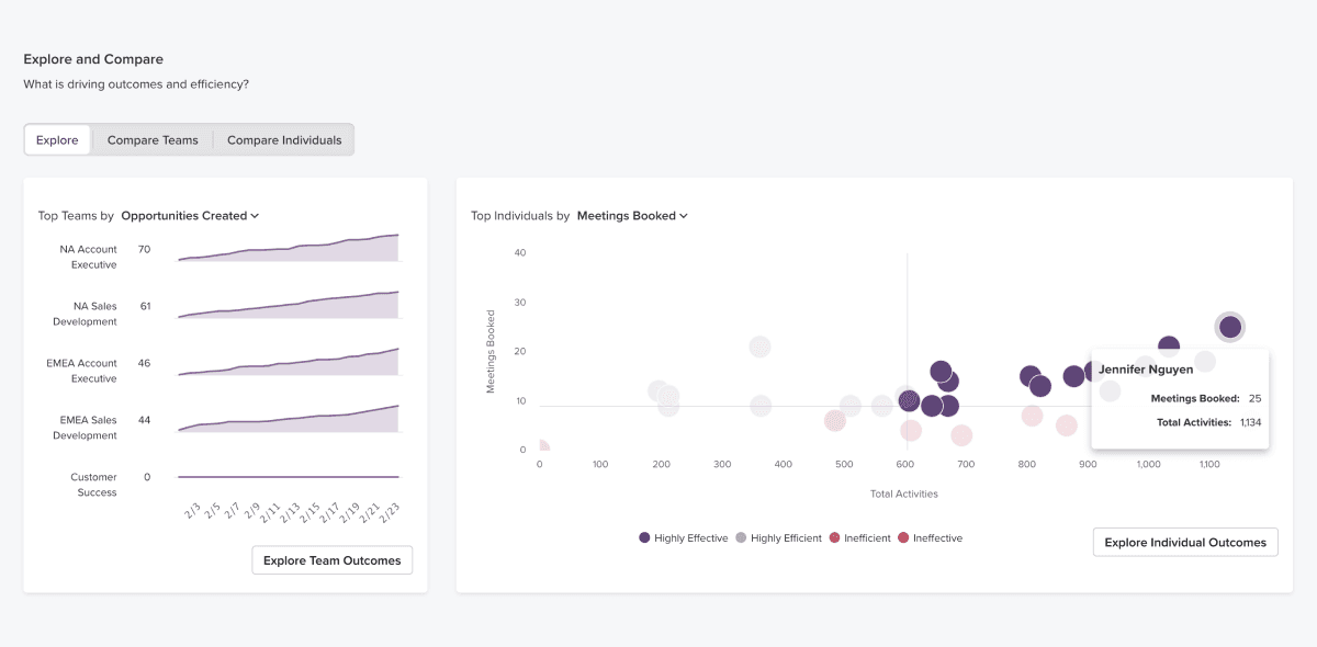 Image of the team coaching dashboard.