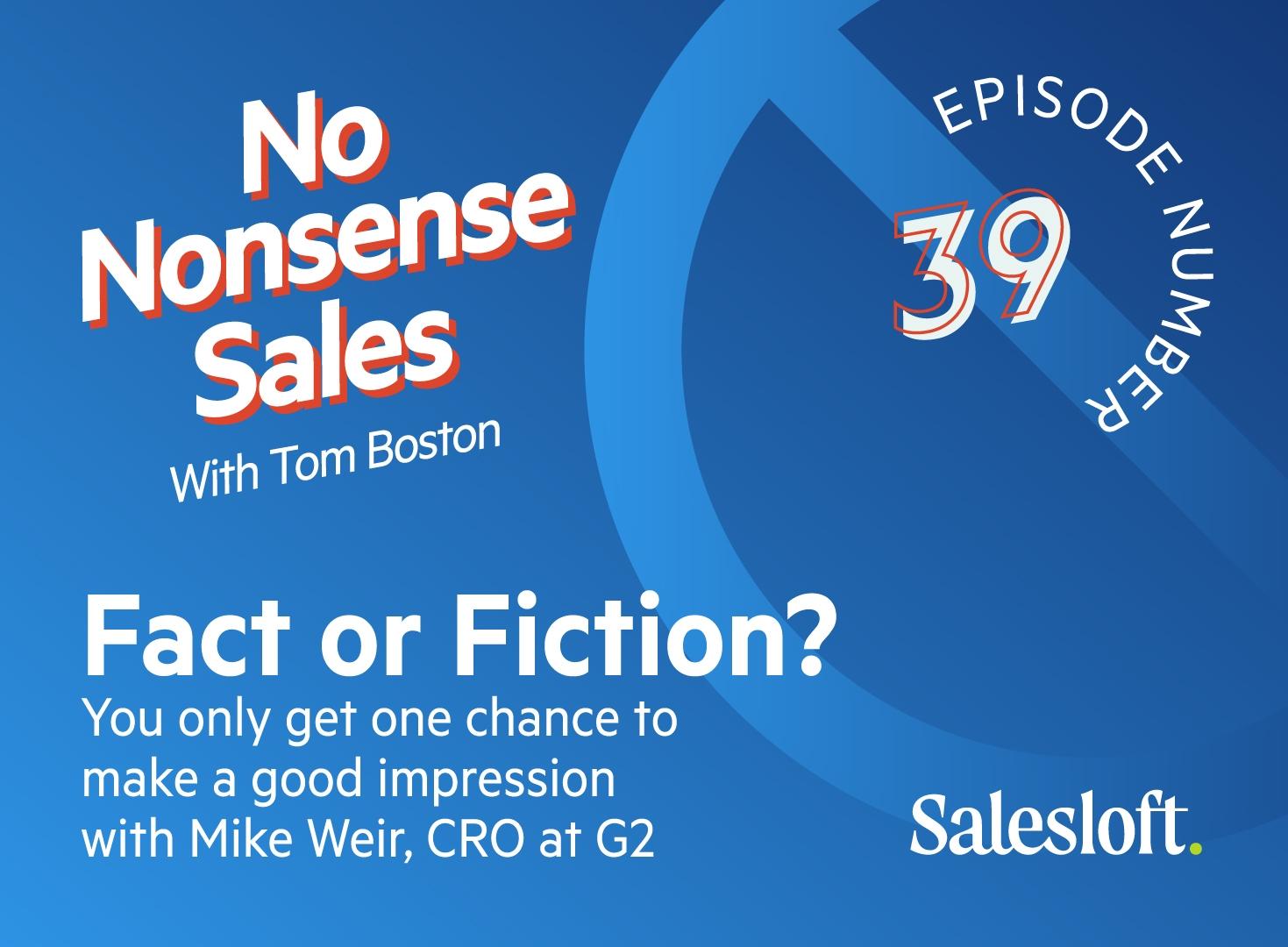 No Nonsense Sales Episode 39