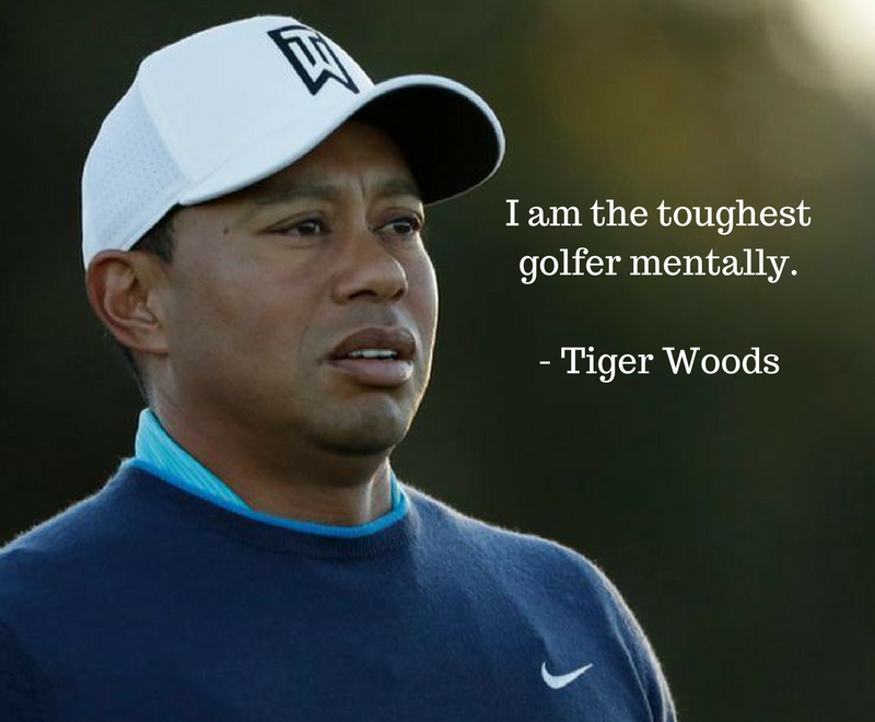 I am the toughest golfer mentally - Tiger