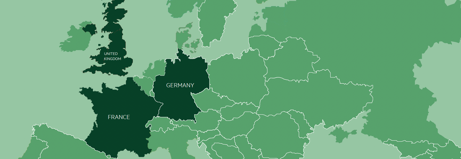 Map of Salesloft Study in Europe