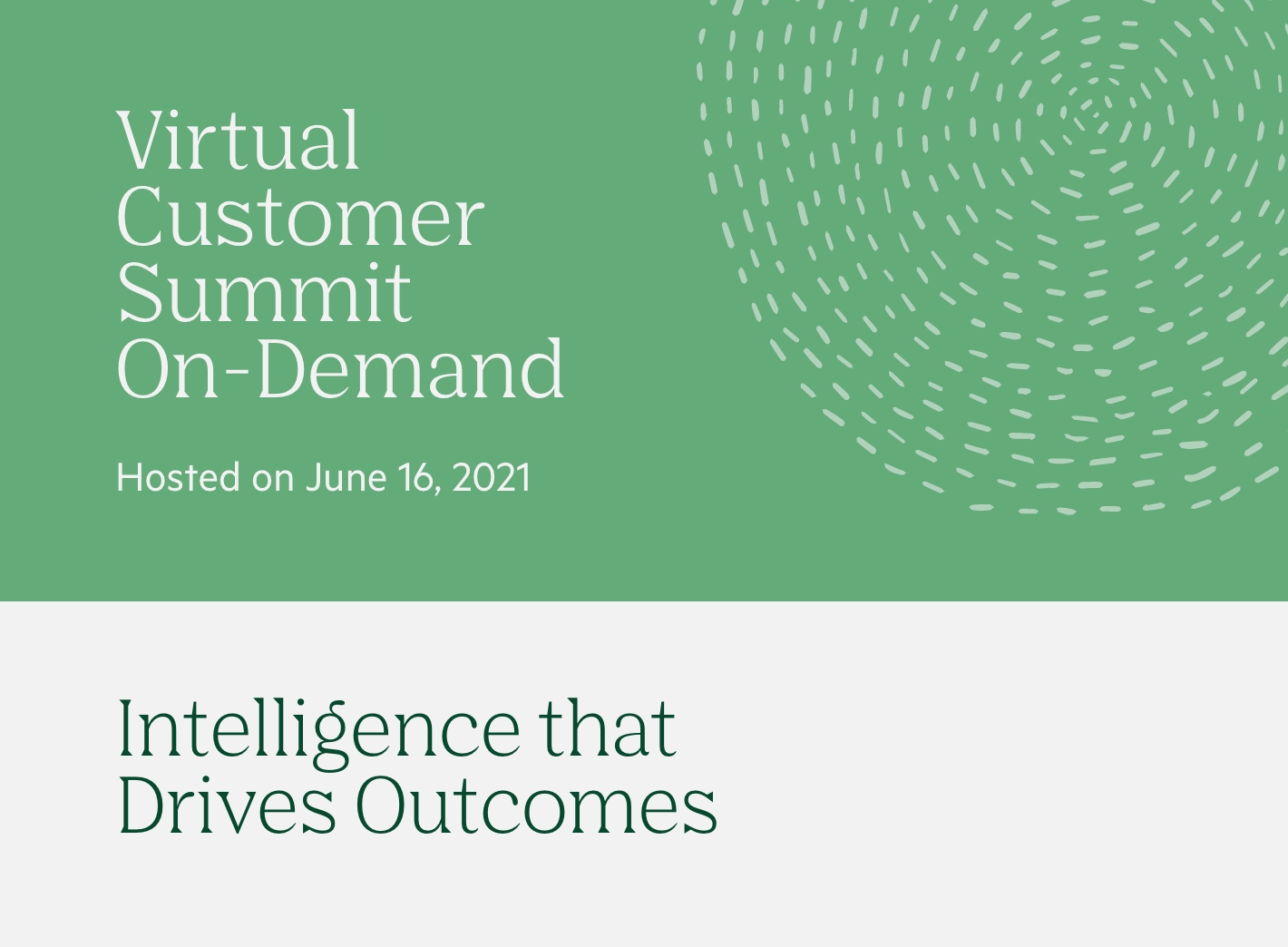 Virtual Summit June 2021