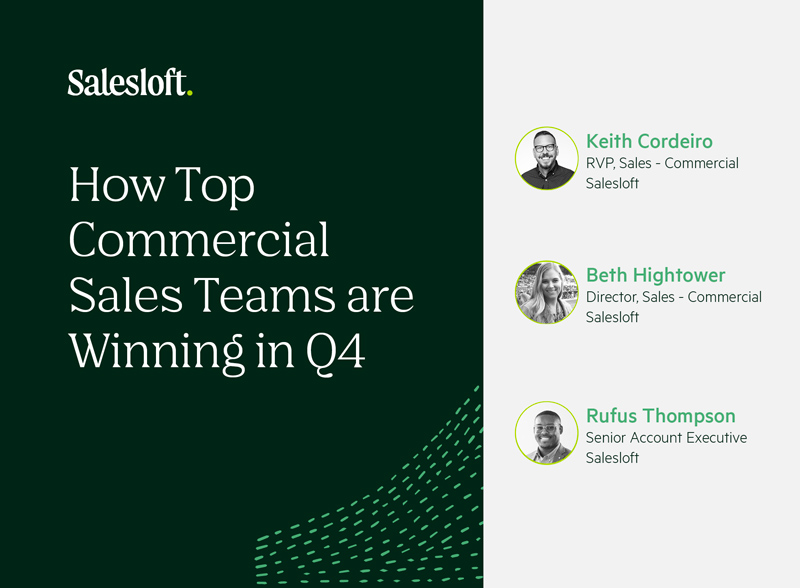 How Top Commercial Sales Teams are Winning in Q4